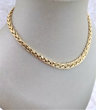 COLLANA GIROCOLLO SCALARE COLLIER COLLAR NECKLACE HALSKETTE ORO OR GOLD 18K 