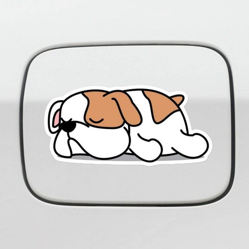 Adesivo auto bulldog inglese