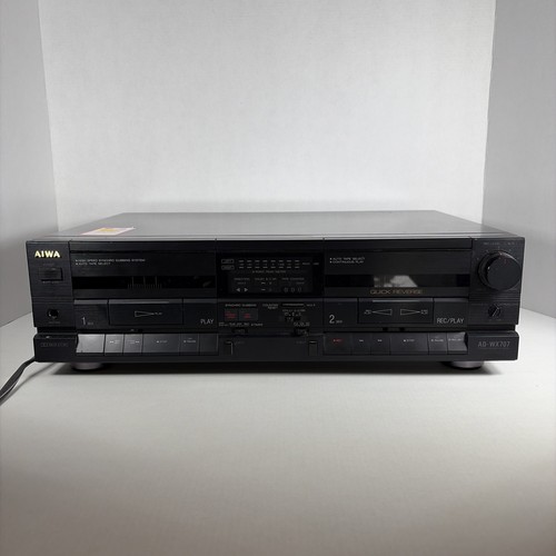 Aiwa wx707u stereo cassette - aiwa,