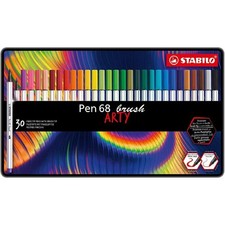 Pen 68 Brush Arty, Astuccio da 30 - Stabilo
