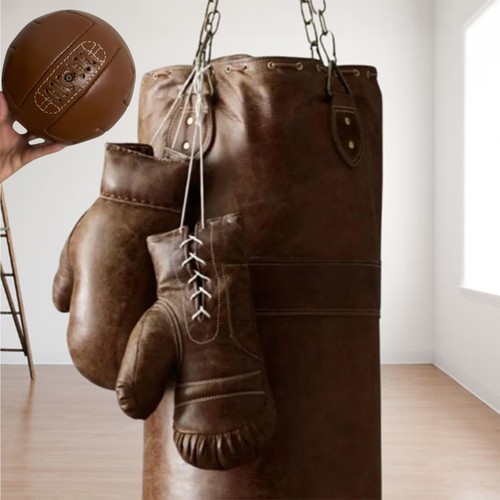 Borsa boxe pesante pelle - borsa, in