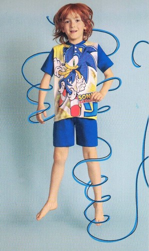 Pigiama bimbo sonic - sonic, the
