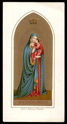 Antico santino cromo holy card - antico, cromo-holy