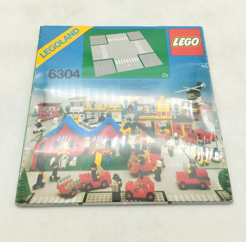 Lego 6304 cross roads plates - cross,