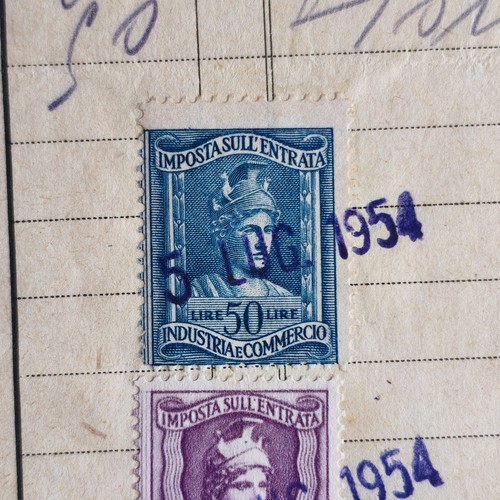 1954 varietà marca bollo - 1954,