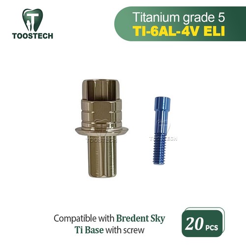 20pz cad cam base titanio - 20pz, cad/cam