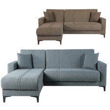 Divano letto con penisola - letto,