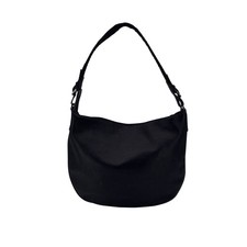 Autentica borsa a tracolla Gucci in pelle nera mezzaluna hobo