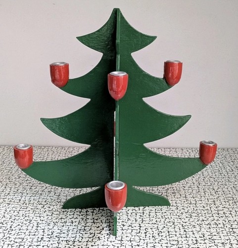 Portacandele albero natale - portacandele,