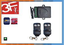 RICEVENTE 2 CANALI CON CUSTODIA + 2 TELECOMANDI 433 MHZ CANCELLI SERRANDE LUCI