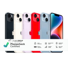 APPLE IPHONE 14 RICONDIZIONATO 128GB 256GB ECCELLENTE BIANCO NERO ROSSO ROSA BLU