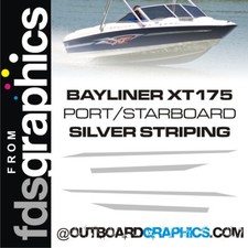 Bayliner XT175 kit strisce argento - colori personalizzati disponibili