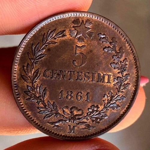 Centesimi 1861 fior conio - di,