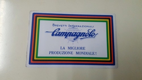 Cartolina scheda pubblicitaria
