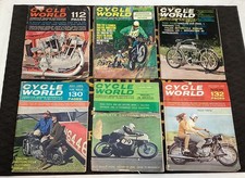 LOT OF 6 VINTAGE CYCLE WORLD