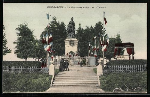 Cpa mars tour le monument - cpa, mars-la-tour,