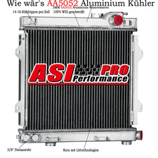 Radiatore in alluminio 2 file