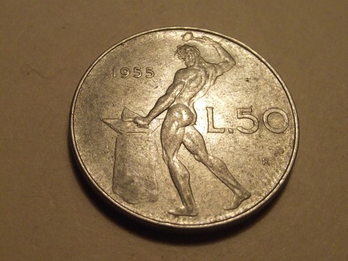 2563 italy lire 1955 - 50,