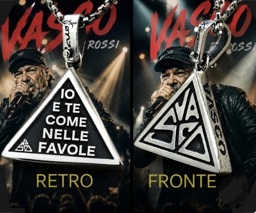 Collana ciondolo vasco rossi - collana,