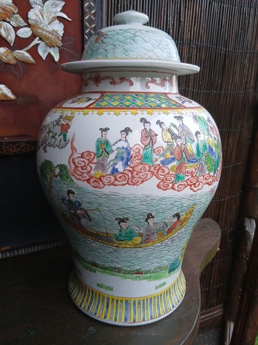 Grande vaso cinese con