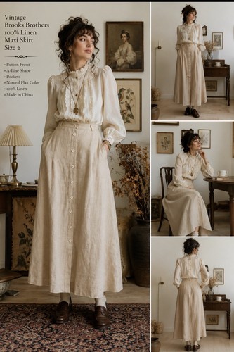 Maxi gonna vintage brooks - maxi,