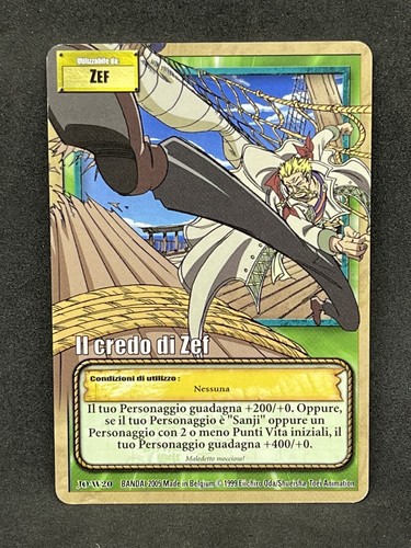 One piece tcg credo zef - one, il