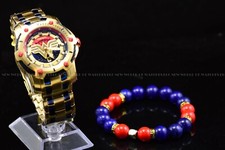 Bracciale Perline Fatto a Mano Gioielli Match Invicta 26839 Wonder Woman (solo Bracciale)