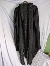 Cardigan lungo con cappuccio