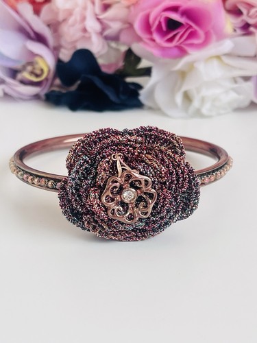 Bracciale fiore viola in - bracciale,