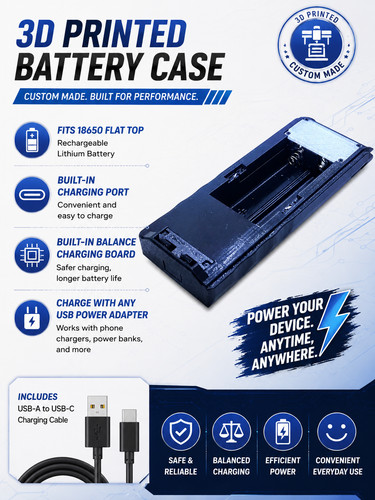 Custodia batteria usbc per - custodia,