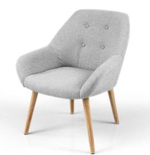 POLTRONA CON SEDUTA IN TESSUTO