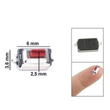 ROSSI 5X PULSANTI PULSANTINI