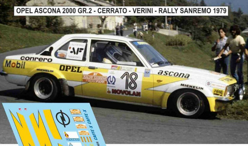 Opel ascona 2000 - 1/43, gr.