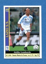 MUNDICROMO CALCIO 2001 - Figurina-Card - n 182 - LOMBARDO - LAZIO