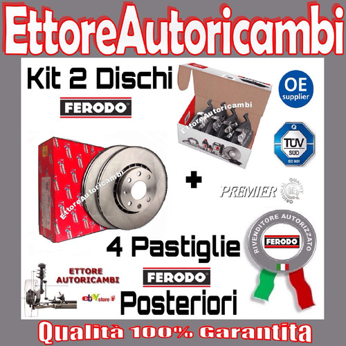 Kit dischi pastiglie ferodo - kit,