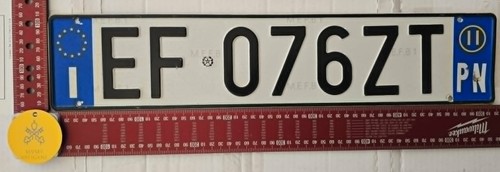 Italy license plate italian - plate,