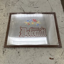 SPECCHIO PUBBLICITARIO BIRRA DOLOMITI QUADRO PUB BAR VINTAGE NUOVO SIGILLATO