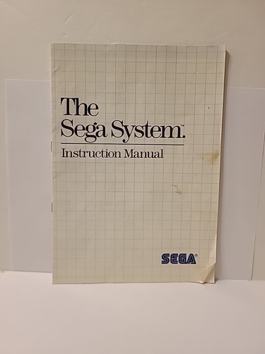 The sega master system console - the,