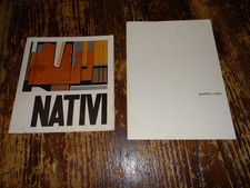 2 Cataloghi Vintage Gualtiero Nativi Mostre Anni '70