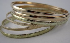 Super Alla Moda stretto Bracciale oro o argento ad Mixare diversi Design