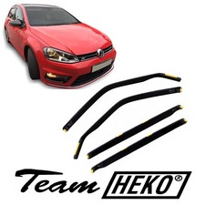 Deflettori Aria Per VW Golf 7 2012-2019 5-Porte Set 4 Antiturbo Antivento