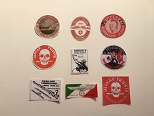 TRIESTINA 9 ADESIVI ULTRAS PEGATINAS AUFKLEBER STICKERS CURVA FURLAN TRIESTE