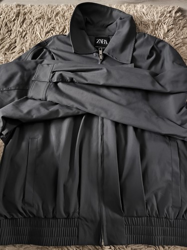 Zara giacca bomber nera donna - zara,