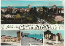 PORTO RECANATI - MACERATA - SALUTI DA - VEDUTINE - VIAGG. 1964 -898-