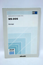 OLIVETTI M200 MS-DOS MESSAGGI