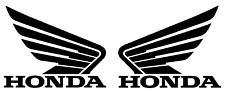 adesivi Moto - 2  adesivi Honda logo - Stickers Honda logo 8 x 6,4 cm