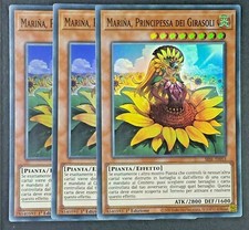 Set 3X MARINA PRINCIPESSA DEI GIRASOLI Super Rara in Italiano SESL-IT053 YUGIOH