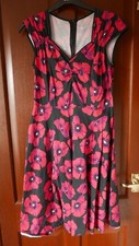Abito donna vintage scollo a