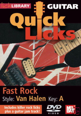 Fast rock guitar - quick, licks