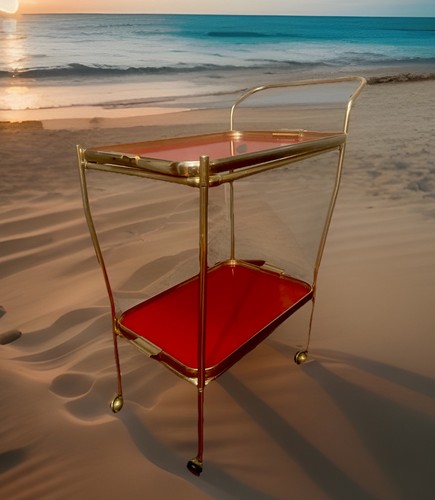Carrello vintage ottone - ‘,